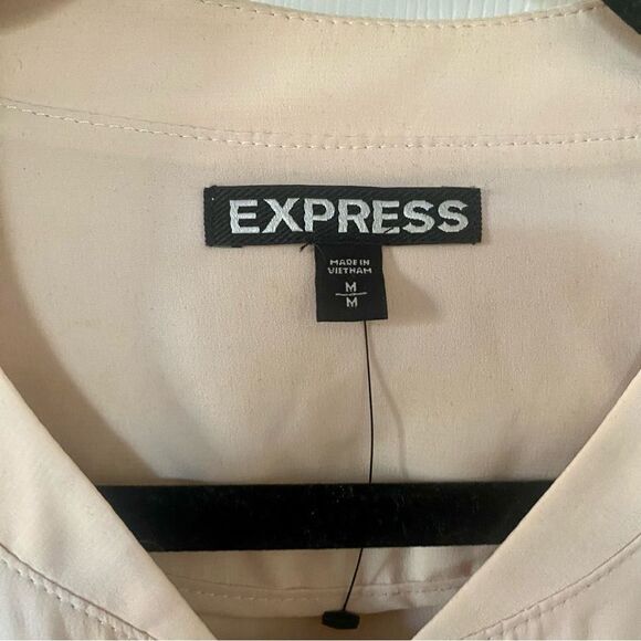 NWOT Express Blush Pink Bomber Jacket - Picture 2 of 4